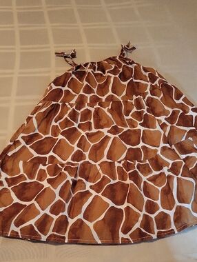 Janie And Jack Giraffe Print Girl's Dress Size 4